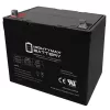 ML75-12 - 12 Volt 75 AH, Nut and Bolt (NB) Terminal, Rechargeable SLA AGM Battery