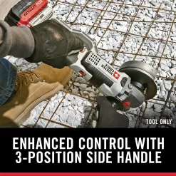 PORTER-CABLE 20V MAX* Angle Grinder Tool, 4-1/2-Inch, Tool Only (PCC761B)