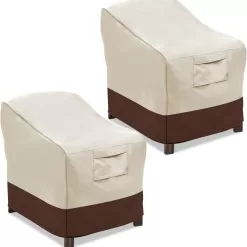 Vailge Patio Chair Covers, Lounge Deep Seat Cover, Waterproof Outdoor Lawn Patio Furniture Covers (2 Pack - Large)