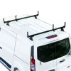 Vantech Heavy Duty 2 Bar Ladder Roof Rack Fits: Transit Connect 2014-On (Black)