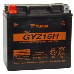 Yuasa Gyz16h Factory Activated, Maintenance Free
