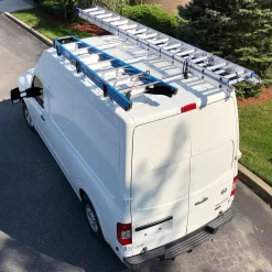 Vantech Heavy Duty 3 Bar ladder roof rack, Fits Nissan NV Cargo Van High Roof