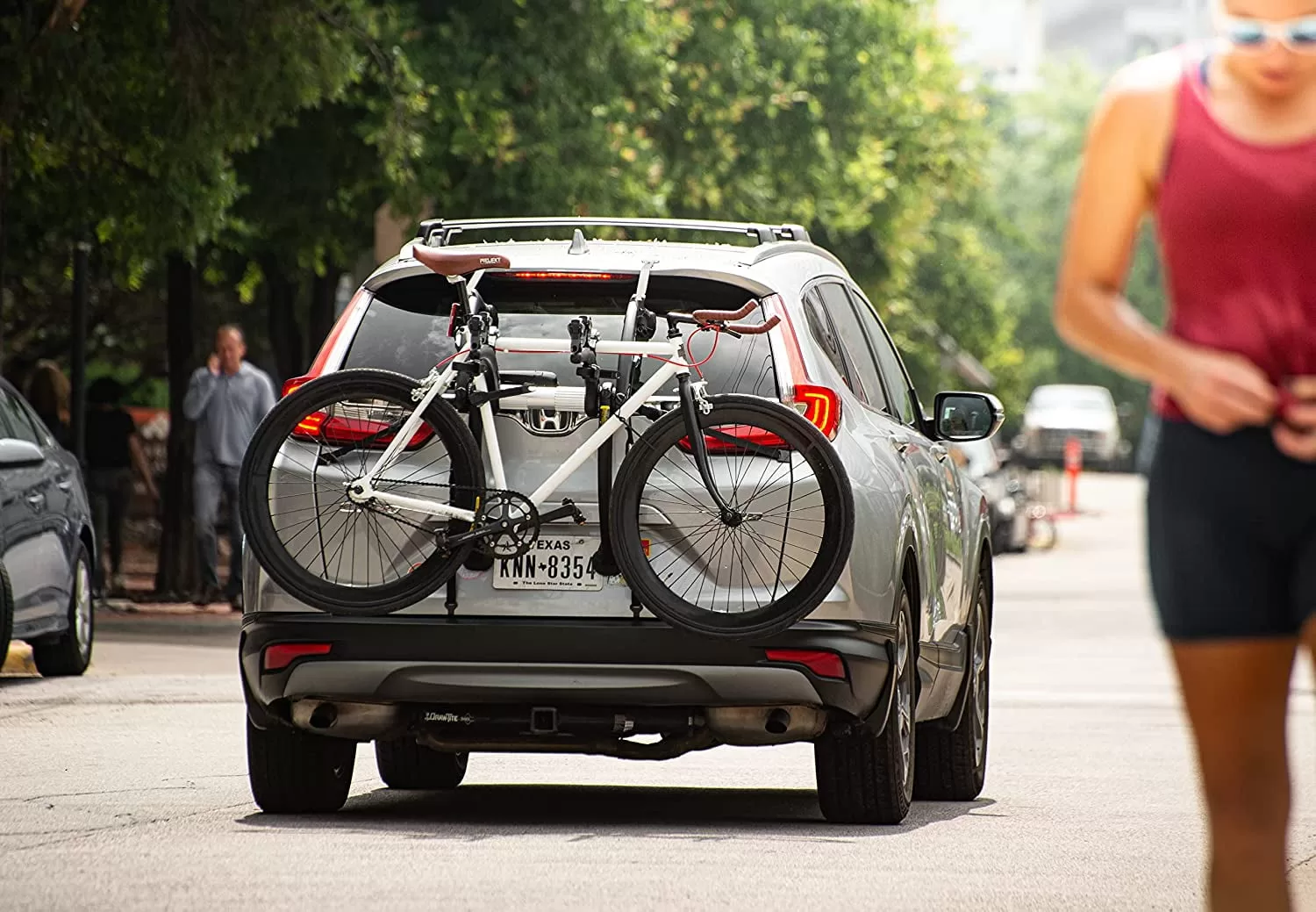 Saris Bones EX Trunk Bike Rack Mount, 8 in, Rack for Car and SUV, 3 Bikes