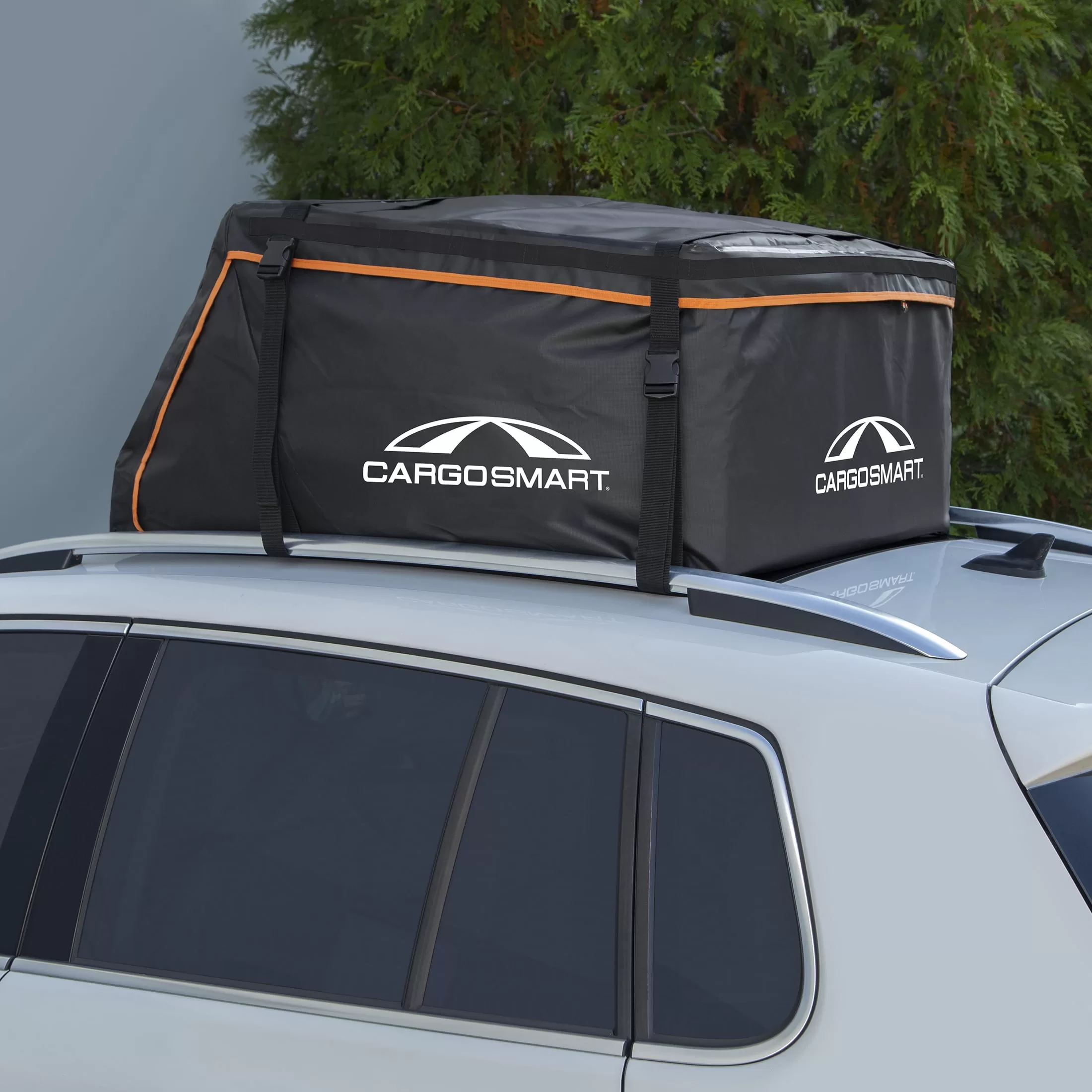 CargoSmart 15 Cubic ft Storm Proof Auto Rooftop Cargo Bag Black, 6658