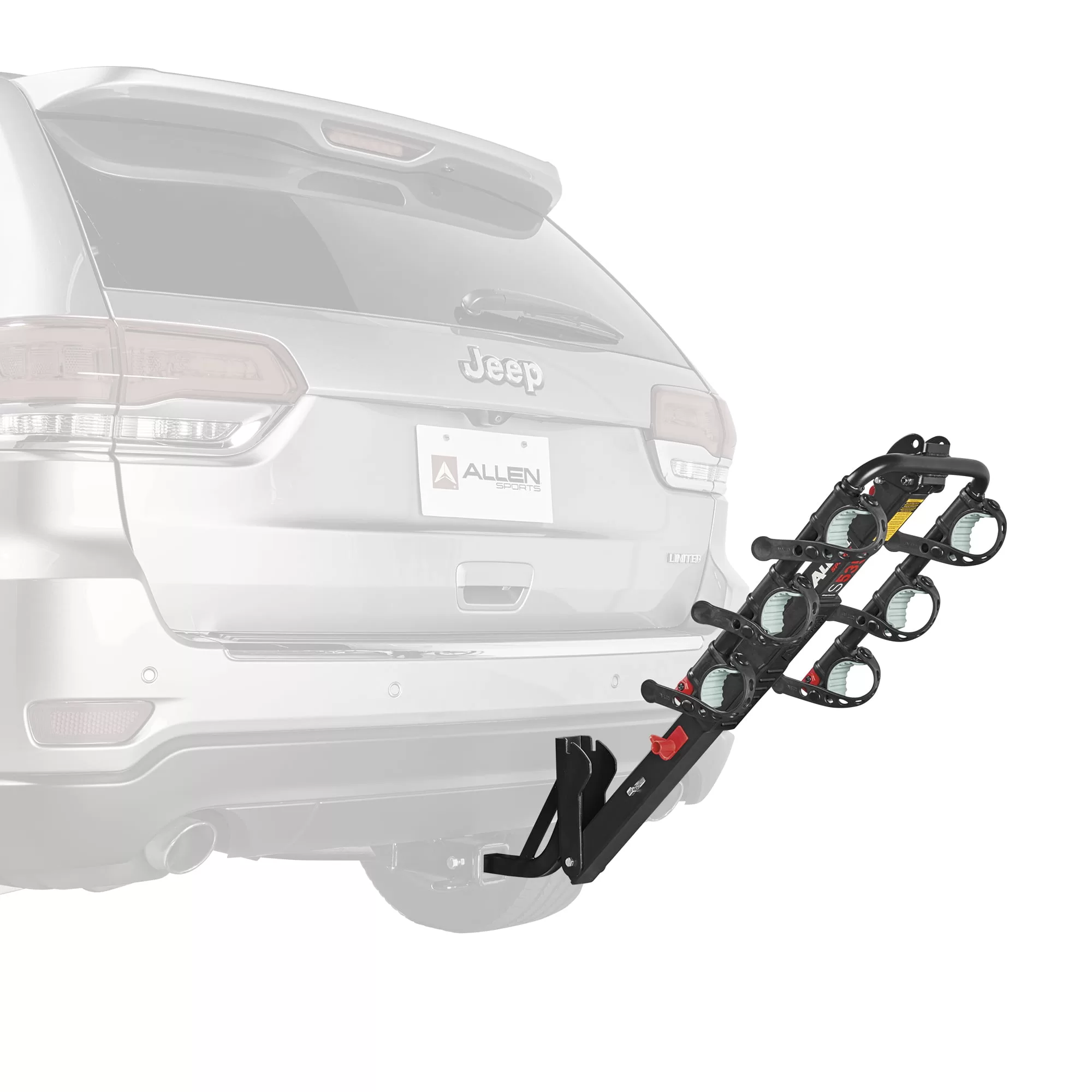 Allen Sports Premier 3-Bicycle Hitch Mounted Bike Rack Carrier, S-535