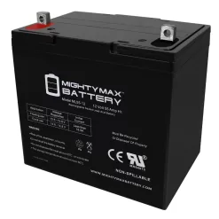 12V 55AH Pride Mobility Jazzy 600, 600 XL, 614, 614HD Battery