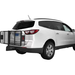 Sport Rack SR9851 Vista Folding Hitch Basket, Black