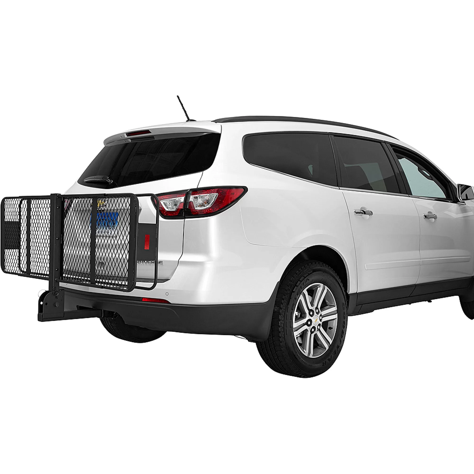 Sport Rack SR9851 Vista Folding Hitch Basket, Black