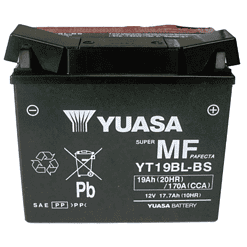 Yuasa Yt19bl Bs , Maintenance Free