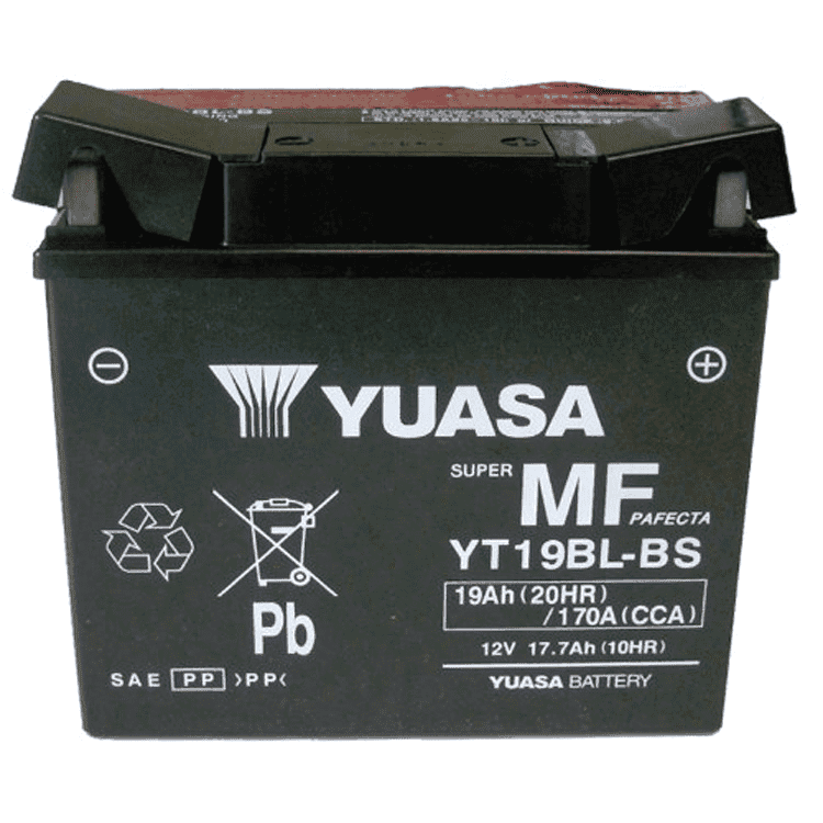 Yuasa Yt19bl Bs , Maintenance Free