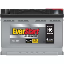 EverStart Platinum BOXED AGM Battery, Group Size H6 12V, 760CCA