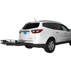 Sport Rack SR9851 Vista Folding Hitch Basket, Black