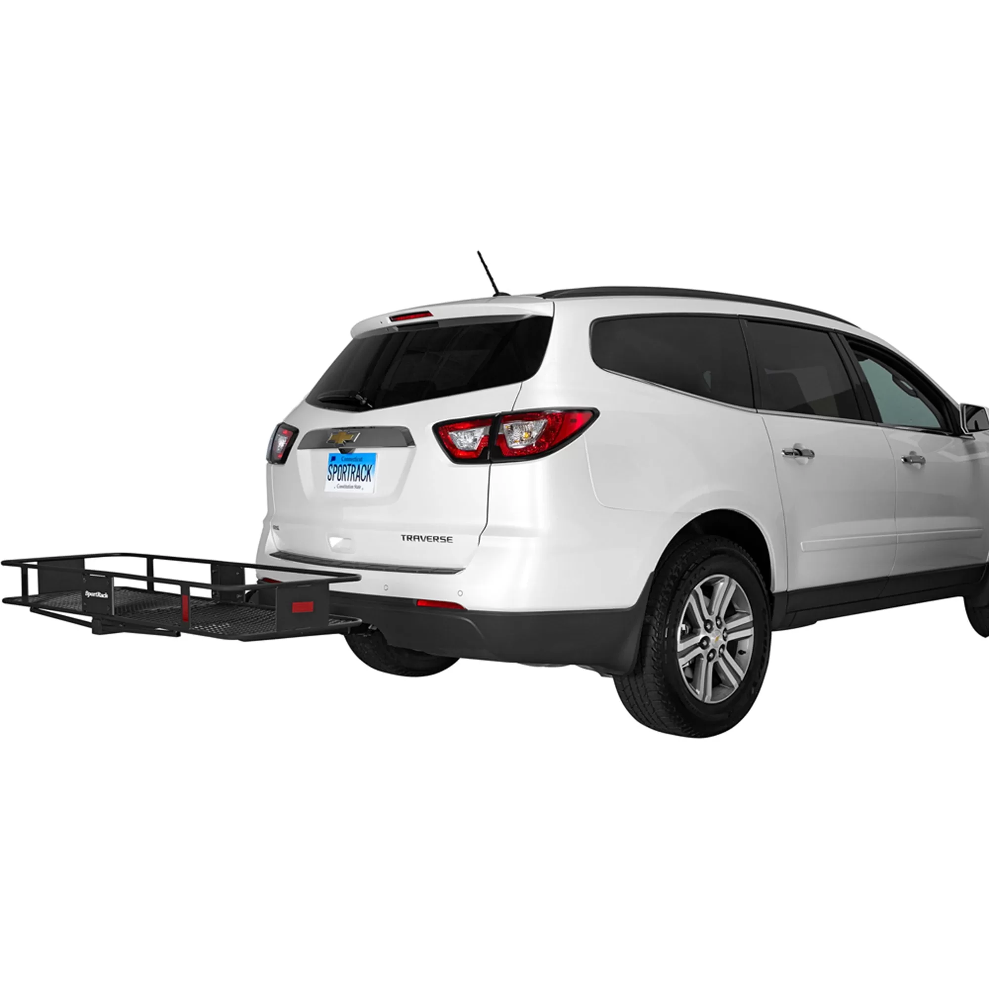 Sport Rack SR9851 Vista Folding Hitch Basket, Black