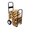 Sunnydaze Decor 43-in x 21.5-in x 26-in Steel Wood Cart