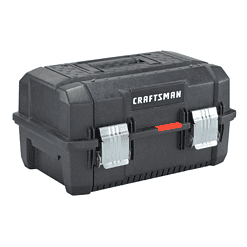 CRAFTSMAN 18-in Black Structural Foam Lockable Tool Box