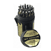 Drill America 29-Piece Assorted Black and Gold Coated Hss Twist Drill Bit Set