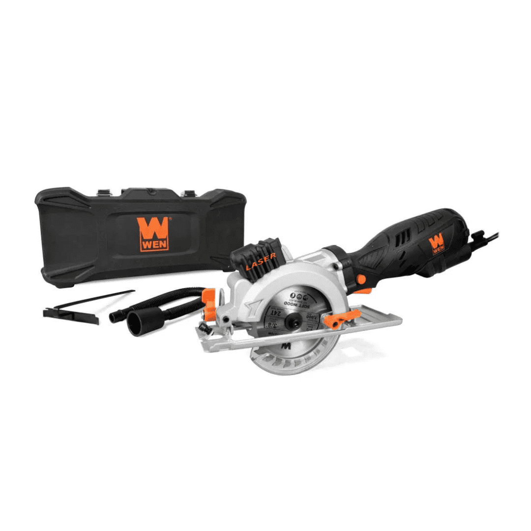 WEN 5-Amp 4-1/2-in Worm Drive Corded Circular Saw