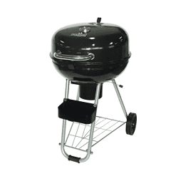 Master Forge 22.17-in W Black Porcelain Coated Kettle Charcoal Grill