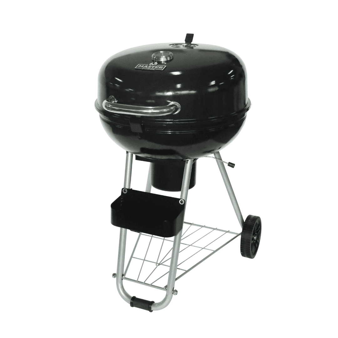Master Forge 22.17-in W Black Porcelain Coated Kettle Charcoal Grill
