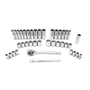 Kobalt 40-Piece Standard (SAE) and Metric Polished Chrome Mechanics Tool Set with Hard Case