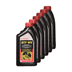 Toyota 00289-ATFWS Automatic Transmission Fluid, 192 Ounces, 6 Pack