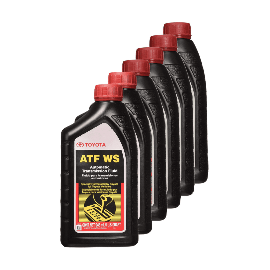 Toyota 00289-ATFWS Automatic Transmission Fluid, 192 Ounces, 6 Pack