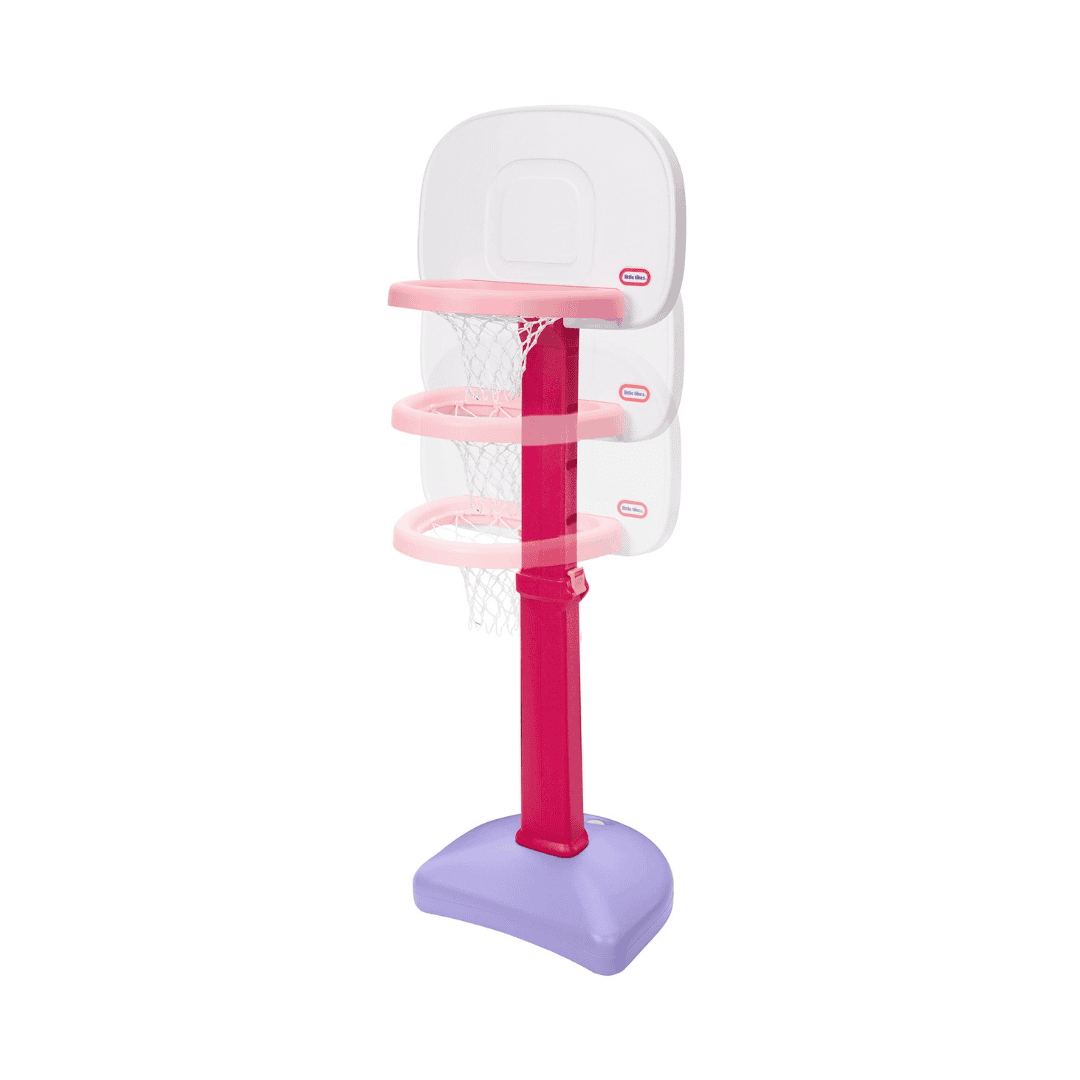 Little Tikes Easy Score Basketball Set, Pink, 3 Balls - Image 6