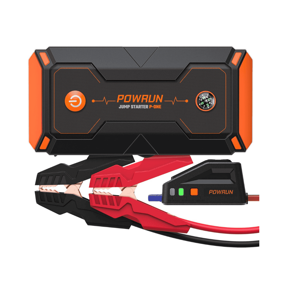 Powrun P-ONE Jump Starter, 2000A Portable Jump Box - Car Jump Starter Battery Pack