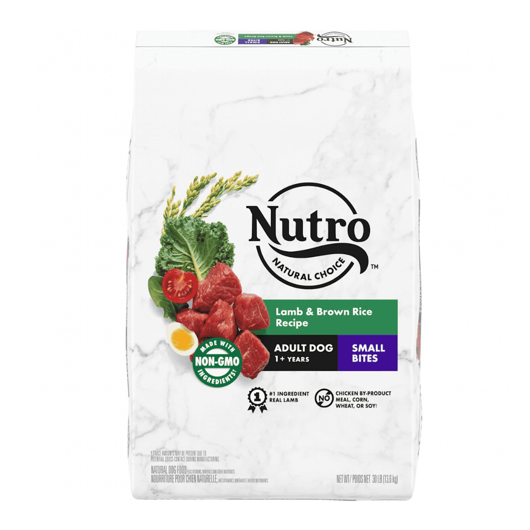 Nutro Natural Choice Lamb & Brown Rice Recipe Small Bites Adult Dry Dog Food, 30 lbs.
