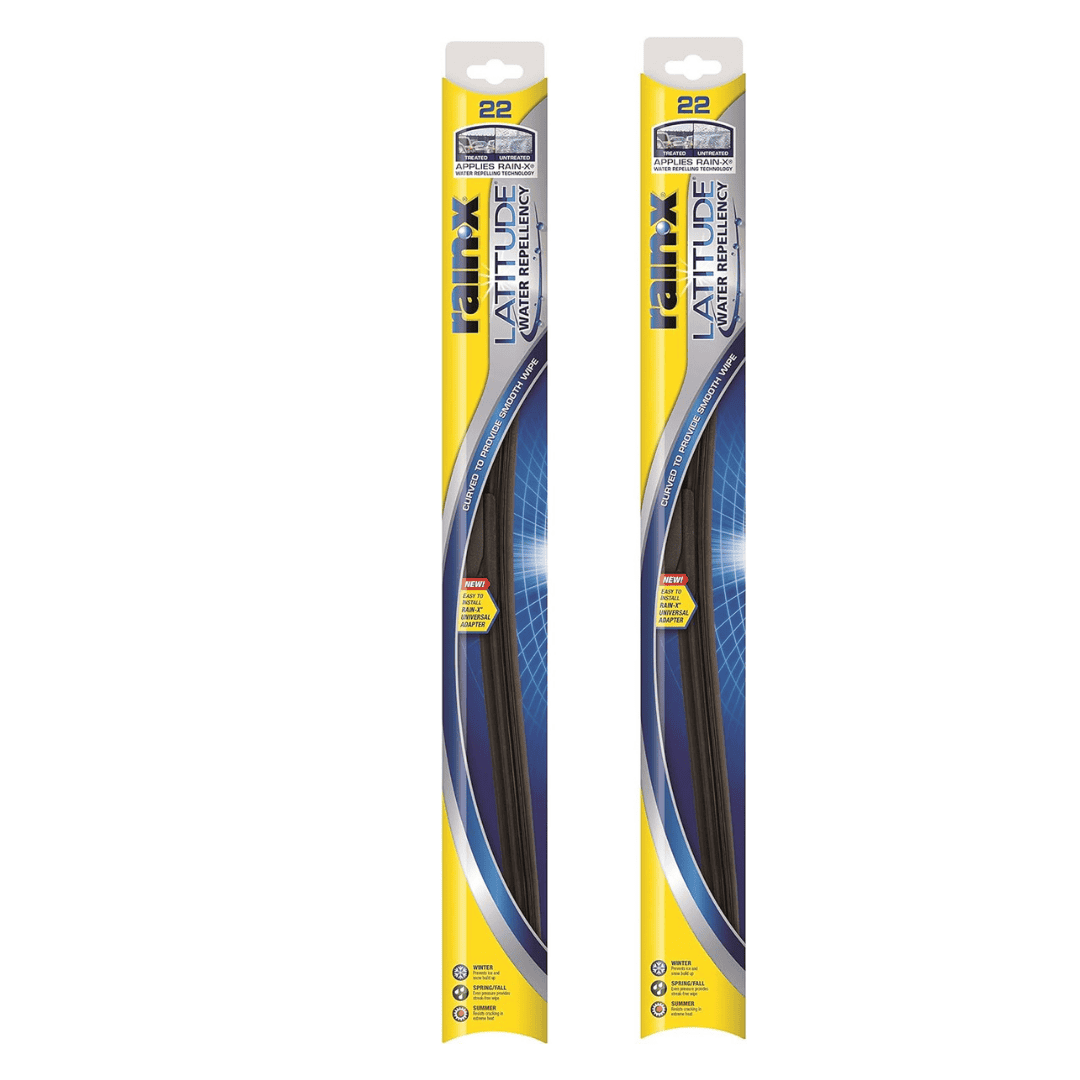 Rain-X - 810165 Latitude Water Repellency Wiper Blade, 22 Inch - 2 Pack