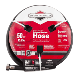 Briggs and Stratton 8BS50 50-Foot Premium Heavy-Duty Rubber Garden Hose