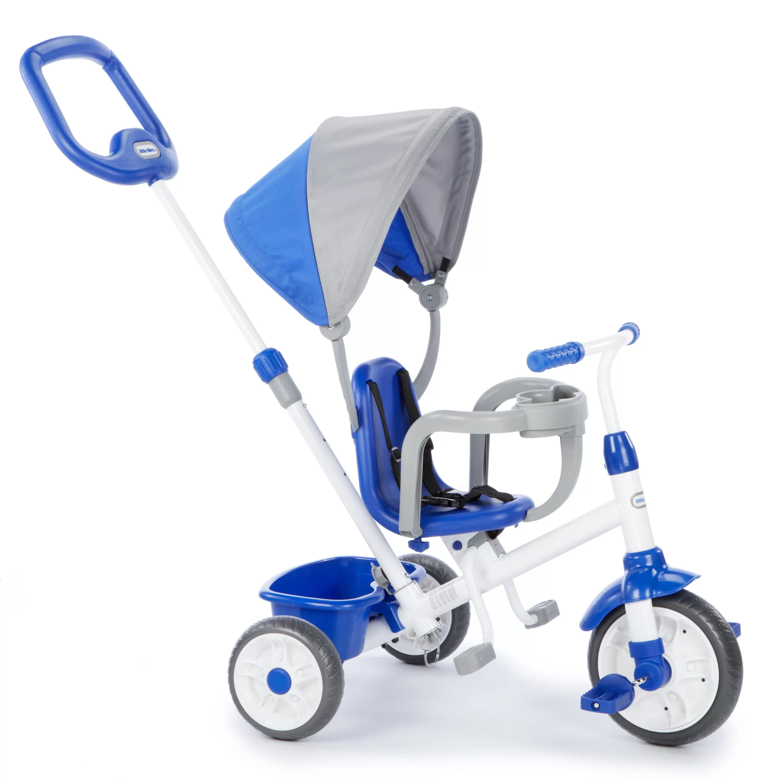 Little Tikes My First Trike 4-in-1 Trike in Blue, Convertible Tricycle for Toddlers