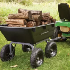 Gorilla Carts GOR6PS 1200-lb. Heavy-Duty Poly Garden Dump Cart with 13