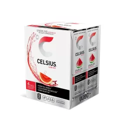 CELSIUS Essential Energy Drink 12 Fl Oz, Sparkling Watermelon (Pack of 24)
