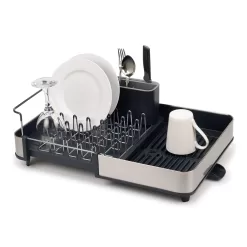 Joseph Joseph Gray Steel Extend Expandable Dish Rack