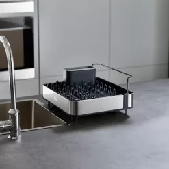 Joseph Joseph Gray Steel Extend Expandable Dish Rack