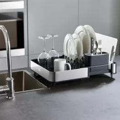 Joseph Joseph Gray Steel Extend Expandable Dish Rack