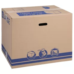 Pen+Gear Large Recycled Moving and Storage Boxes, 24