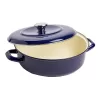 Merten & Storck 1873 Enamel Cast Iron Braiser 4 Quart - Cobalt Blue