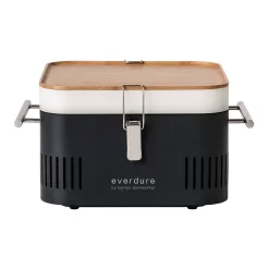 Everdure CUBE Portable Charcoal BBQ Grill - Black