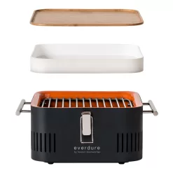 Everdure CUBE Portable Charcoal BBQ Grill - Black