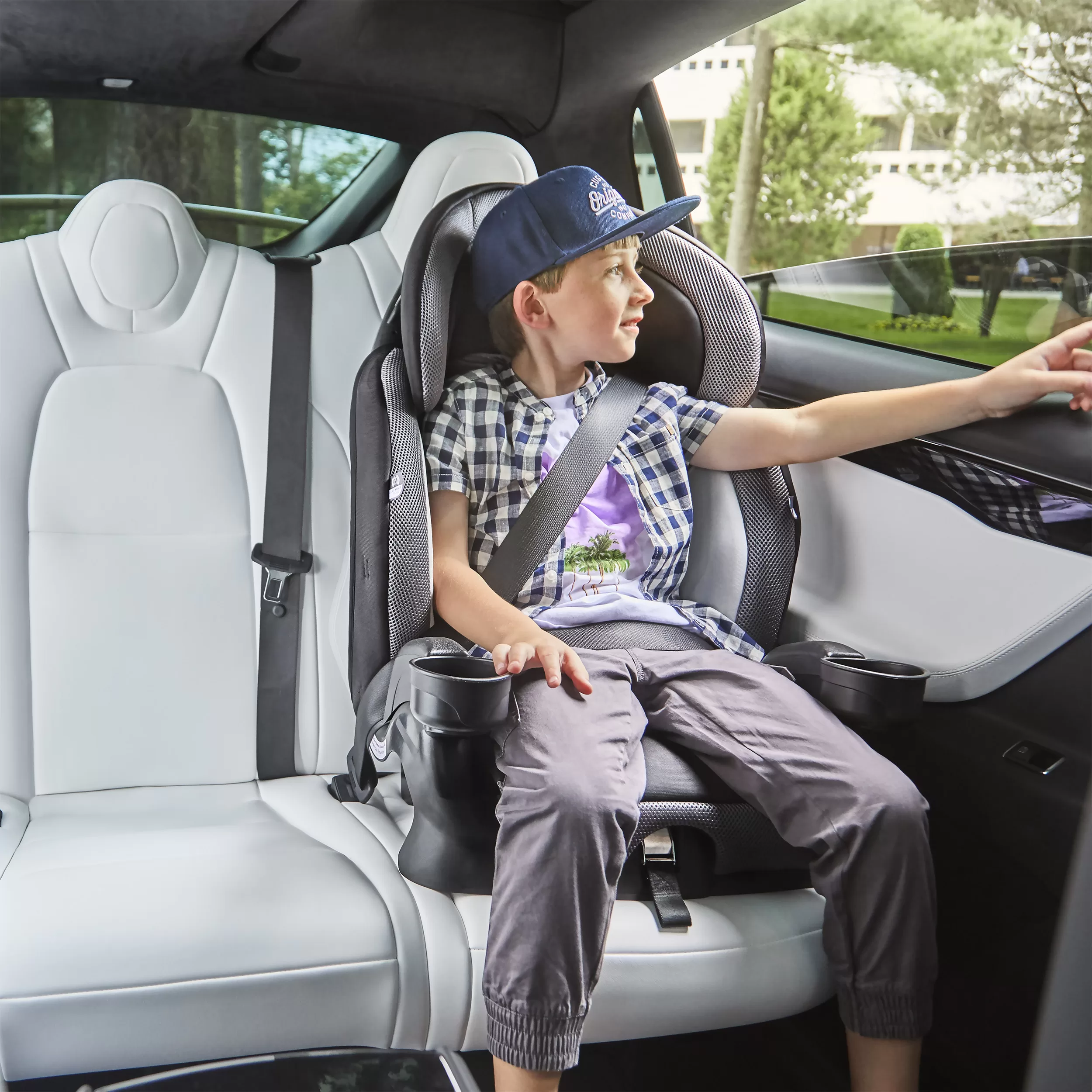 Evenflo Chase Plus 2-in-1 Booster Car Seat (Huron Black)