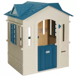 Little Tikes Cape Cottage Pretend Playhouse for Kids, Indoor Outdoor, with Working Door and Windows, for Toddlers Ages 2+ Years, Blue