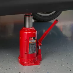 Torin Jacks Big Red 20 Ton Capacity Heavy Duty Hydraulic Welded Industrial Bottle Jack