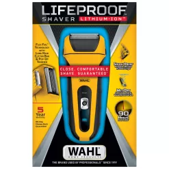 Wahl LifeProof Foil Shaver for Men, Electric Shaver, Rechargeable WaterProof Wet/Dry Lithium ion with Precision Trimmers