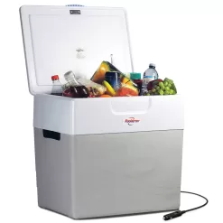 Koolatron P85 Iceless Electric Cooler Warmer 49L / 52 qt Portable Ice Chest Grey White