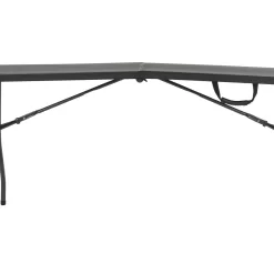 Cosco 6 Foot Centerfold Folding Table, Black