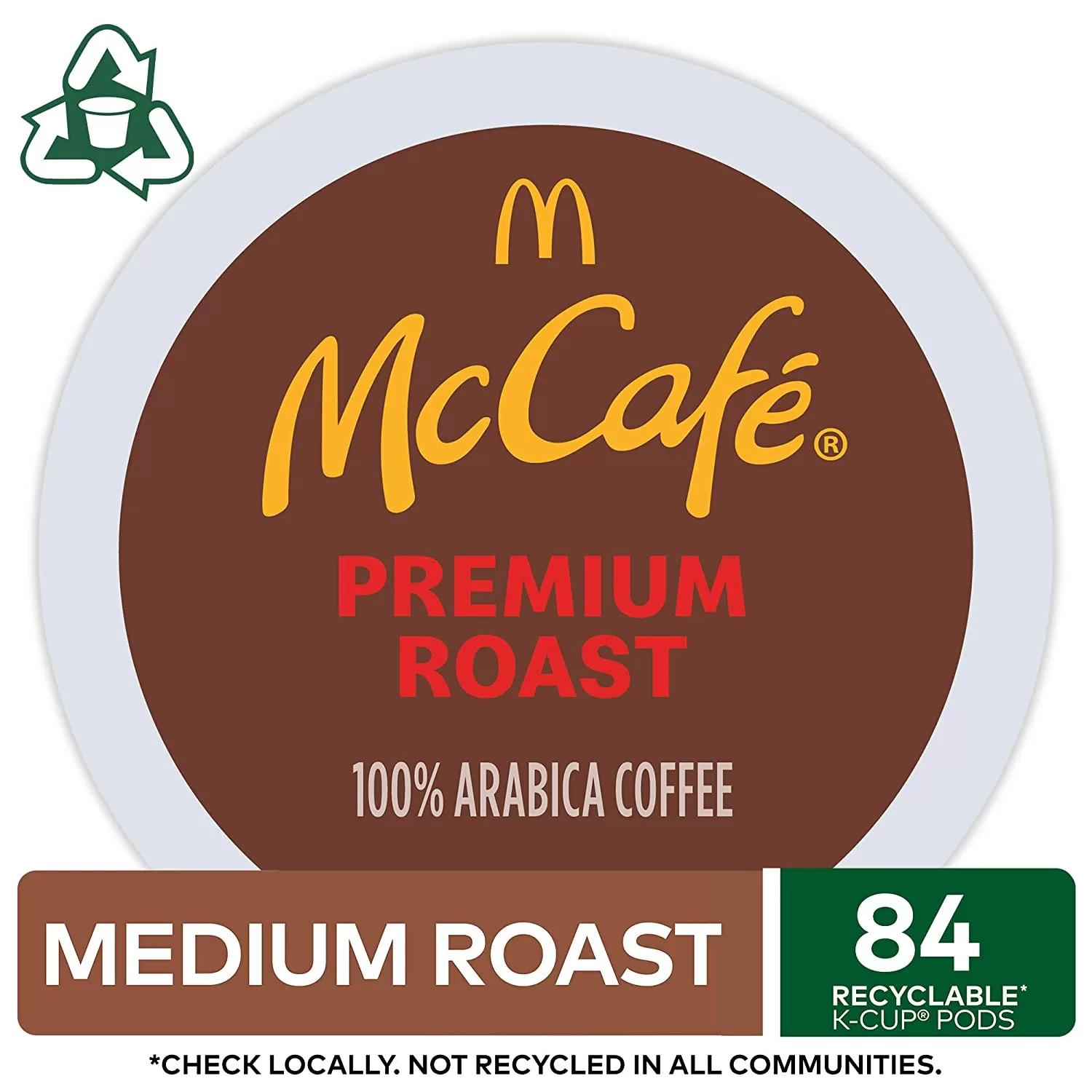 McCafe Premium Medium Roast K-Cup Coffee Pods, Premium Roast, 84 Count For Keurig Brewers