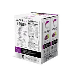 CELSIUS Essential Energy Drink , Sparkling Grape Rush , 12 Fl Oz (Pack of 24)