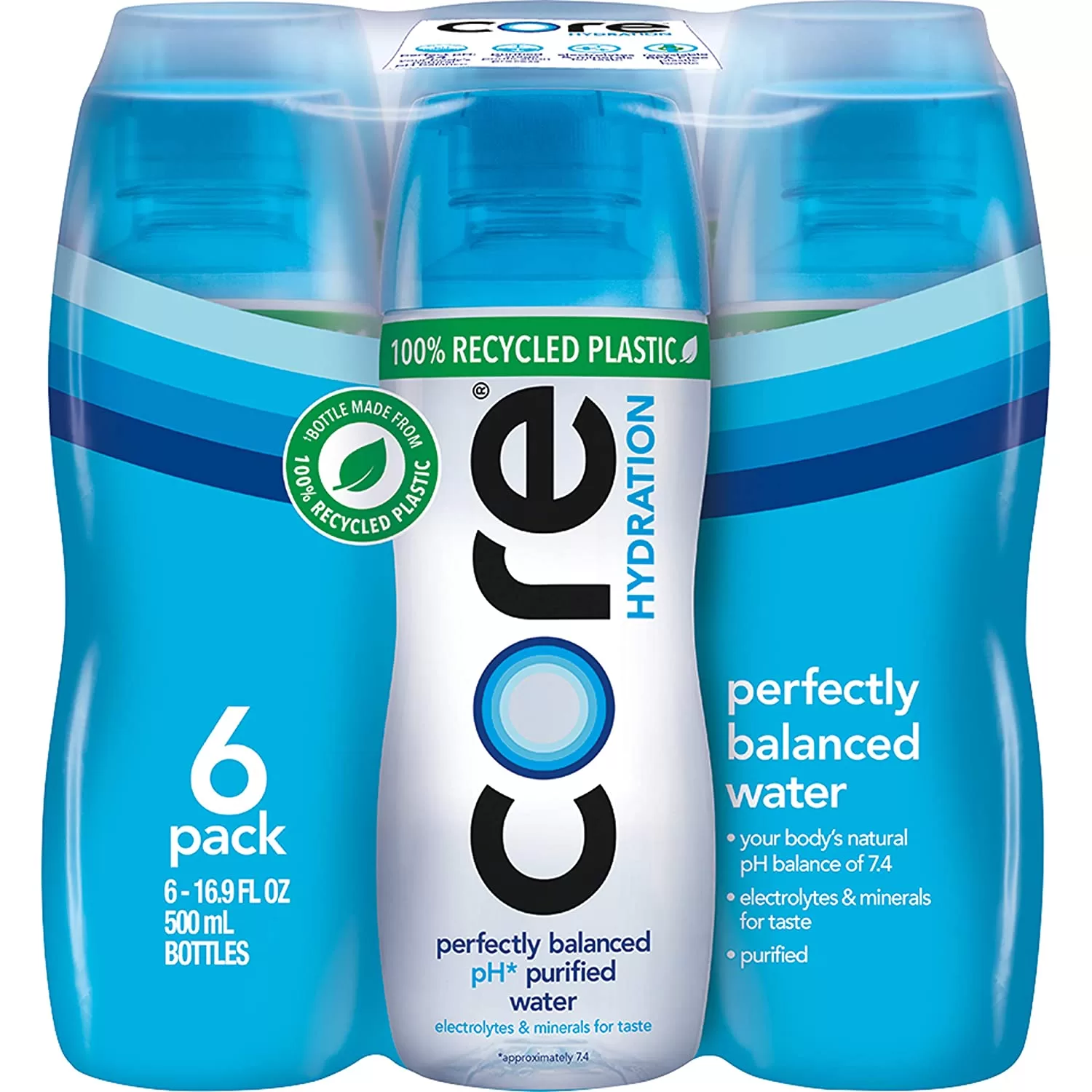 CORE Hydration Perfect 7.4 pH Nutrient Enhanced Water, 16.9 Ounce (Pack of 24)